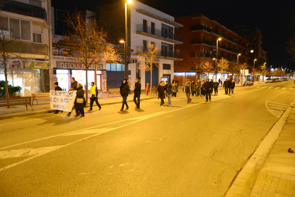 Manifestació dels veïns de la Marca de l'Ham per reclamar més seguretat