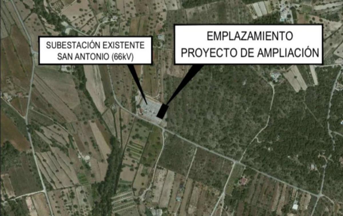 Mapa de la zona donde se prevé ejecutar la ampliación. | REE