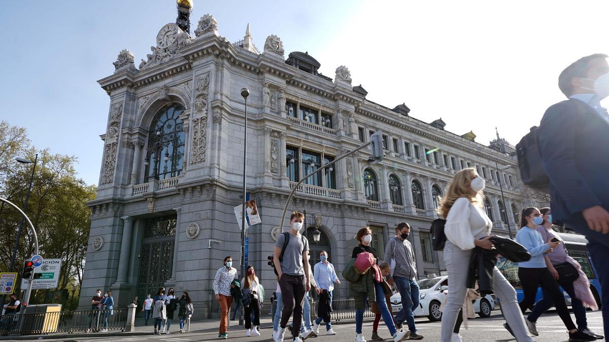 Imagen de la sede del Banco de España en Madrid