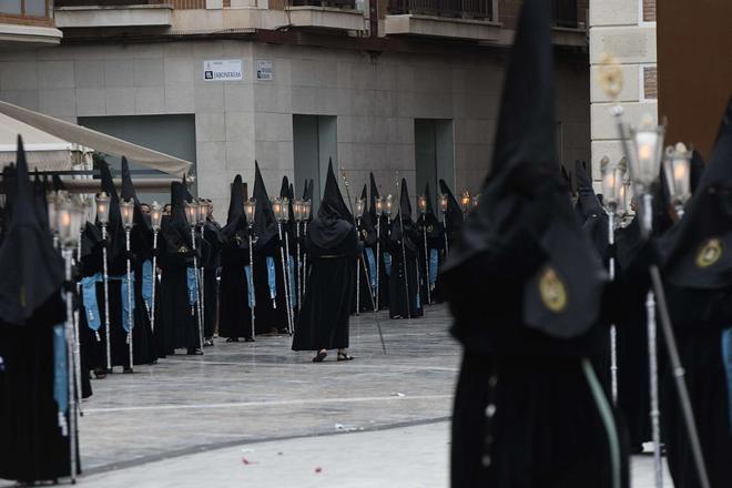 Procesión de los Servitas este Viernes Santo en Murcia, en imágenes