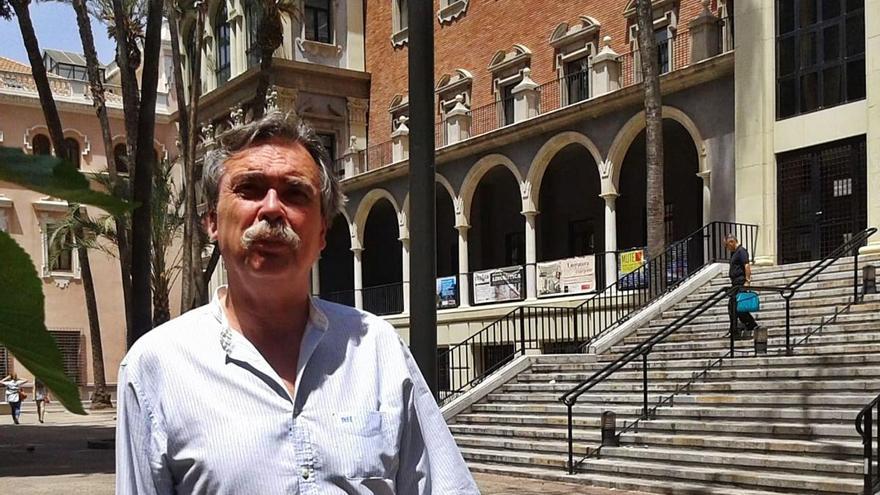 Pedro María Egea Bruno, en la Universidad de Murcia.