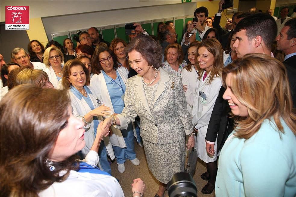 Fotogalería: La Reina Doña Sofía inaugura el acto central del 40º aniversario del Hospital Reina Sofía