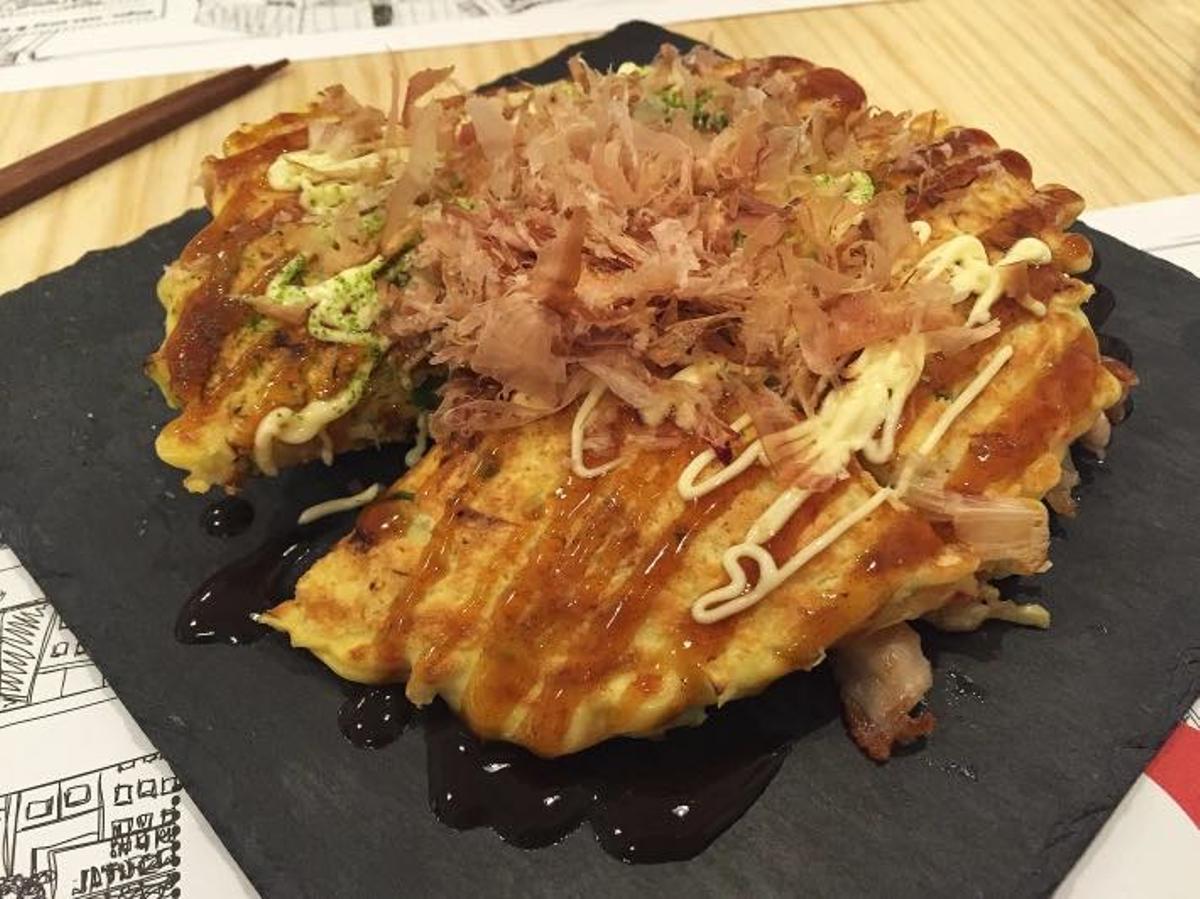 El okonomiyaki de Yatai