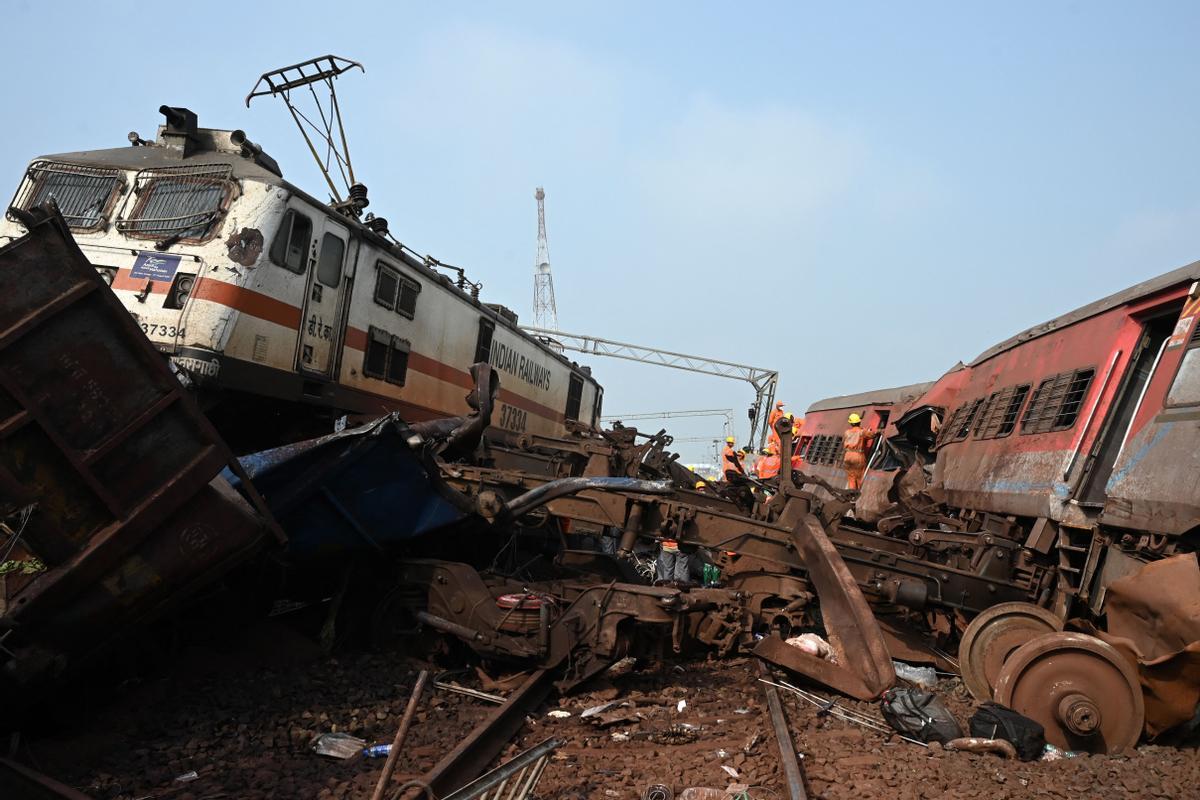 Accidente mortal de tren en la India