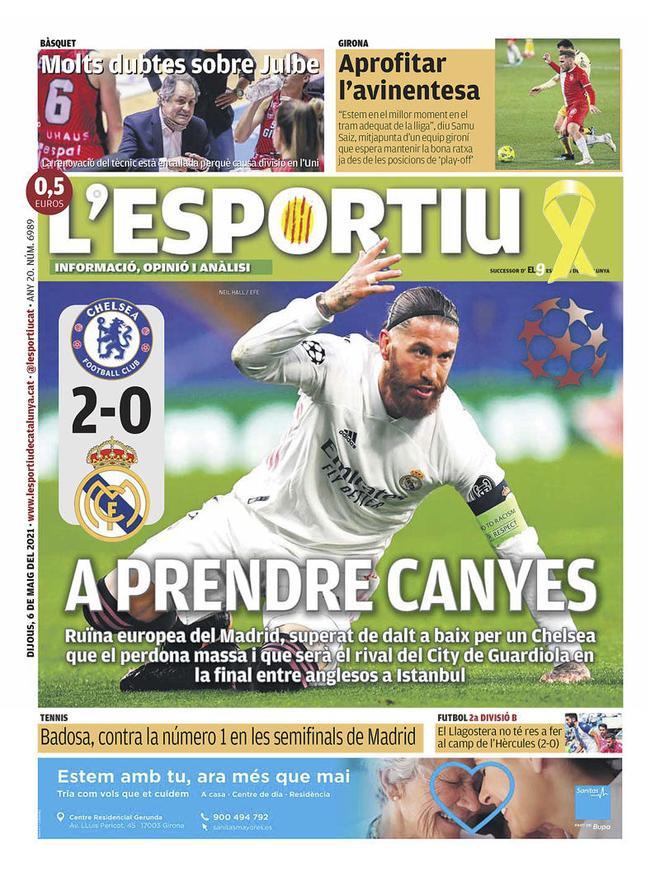 La portada de lEsportiu