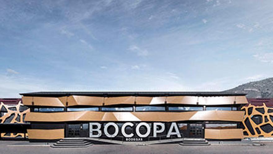 Esta es la fachada de Bodegas Bocopa que ha superado en diseño al Wanda Metropolitano