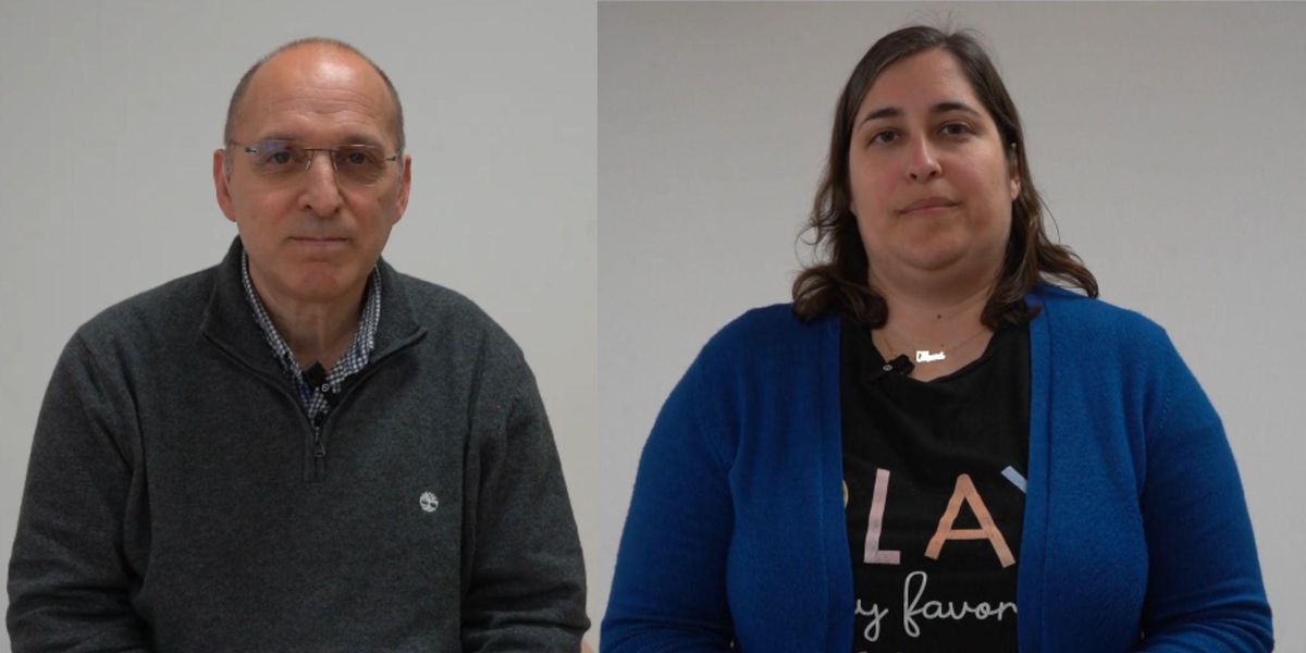 Álvaro García Bustelo y Ángela Labandeira, de COGAMI