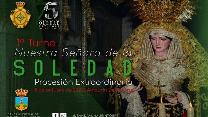 Procesión extraordinaria por el 75 aniversario de Nuestra Señora de la Soledad