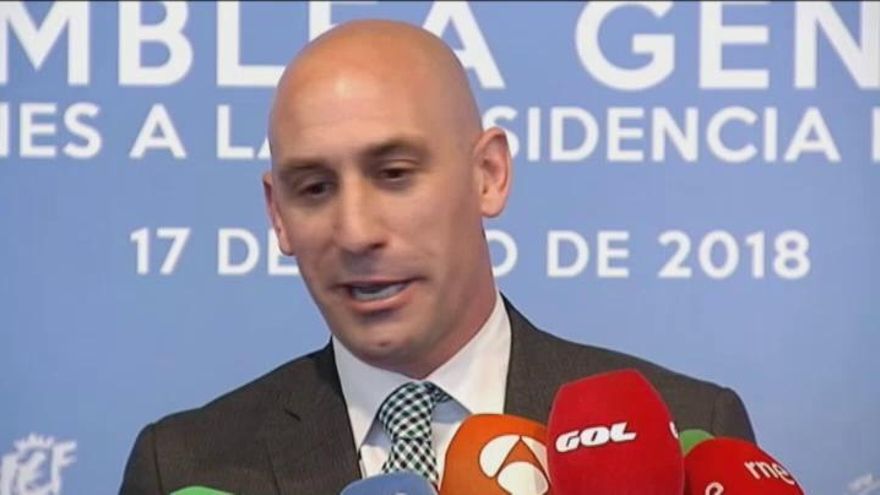 Luis Rubiales, nuevo presidente de la RFEF