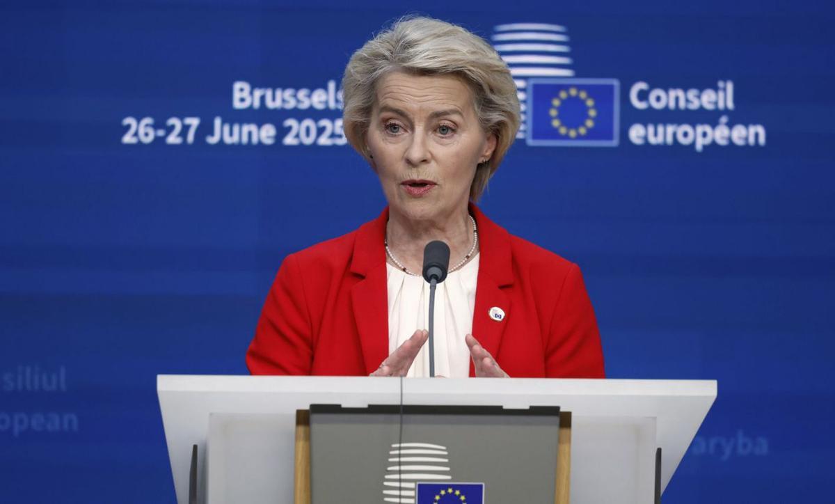Von der Leyen planteja una associació de lliure comerç sense els Estats Units