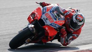 Jorge Lorenzo (Ducati) ha dado hoy un golpe de autoridad en Sepang (Malasia).