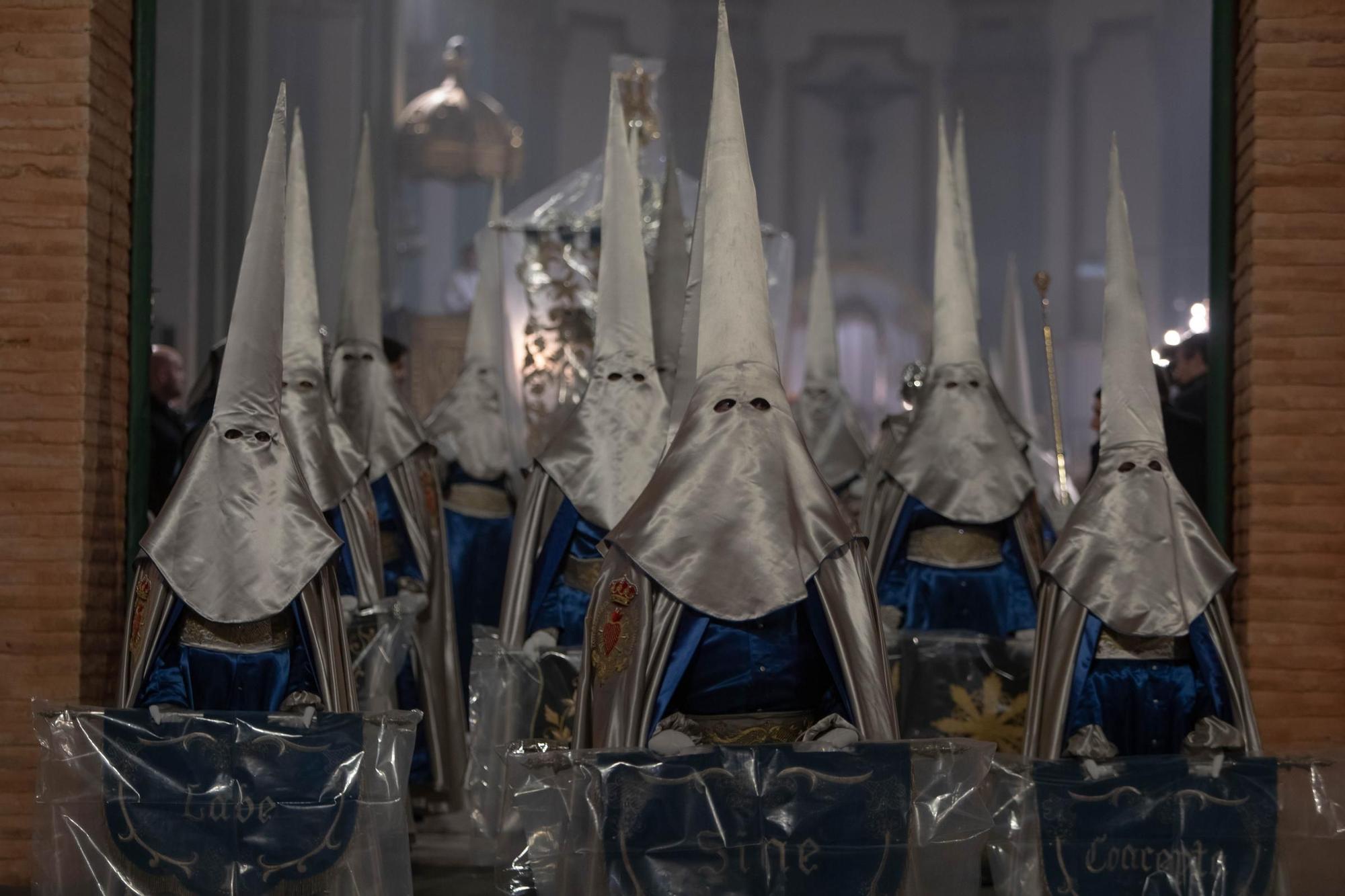 Las imágenes de la procesión de la Virgen de la Piedad el Lunes Santo en Cartagena