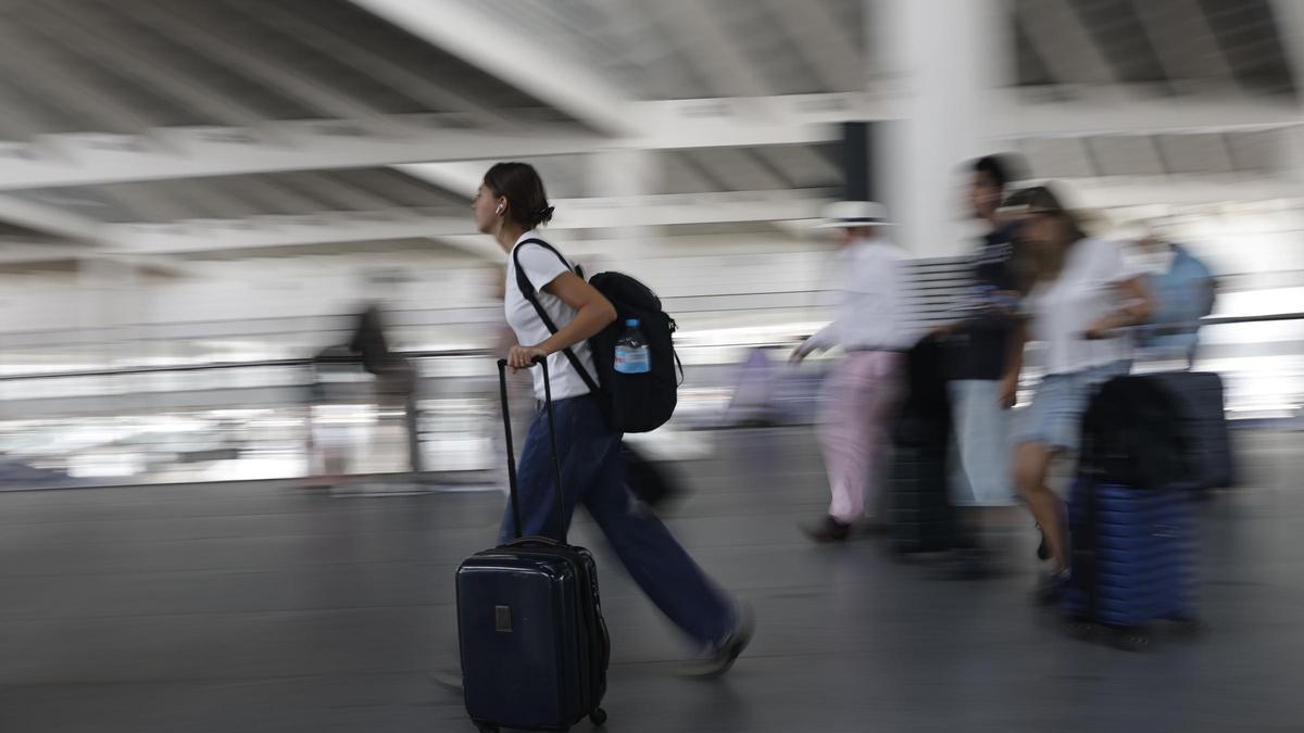 El uso del ferrocarril acumula una caída del 13,4 % hasta julio por la alta velocidad