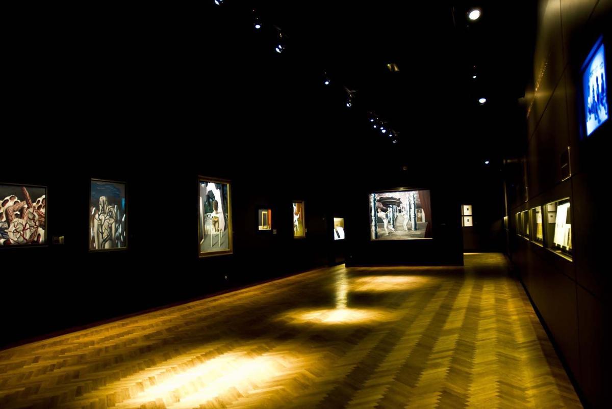 Interior del Museo Magritte de Bruselas