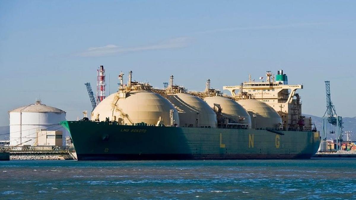 Transporte marítimo de gas.