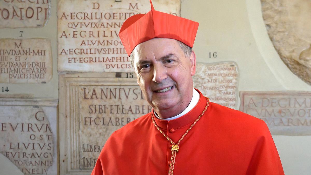 El cardenal Ángel Fernández Artime, en Roma.