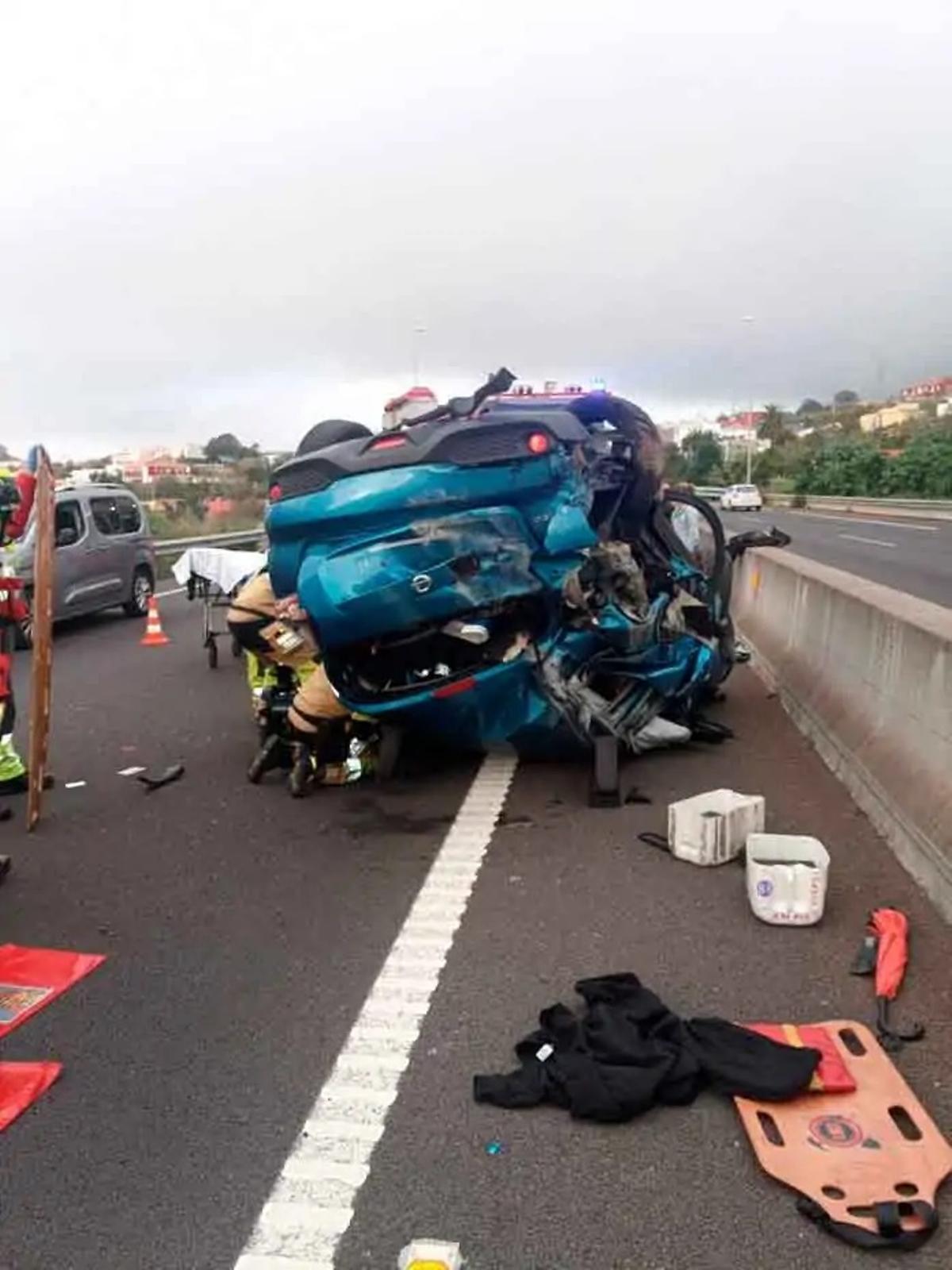 El accidente dejó un herido grave