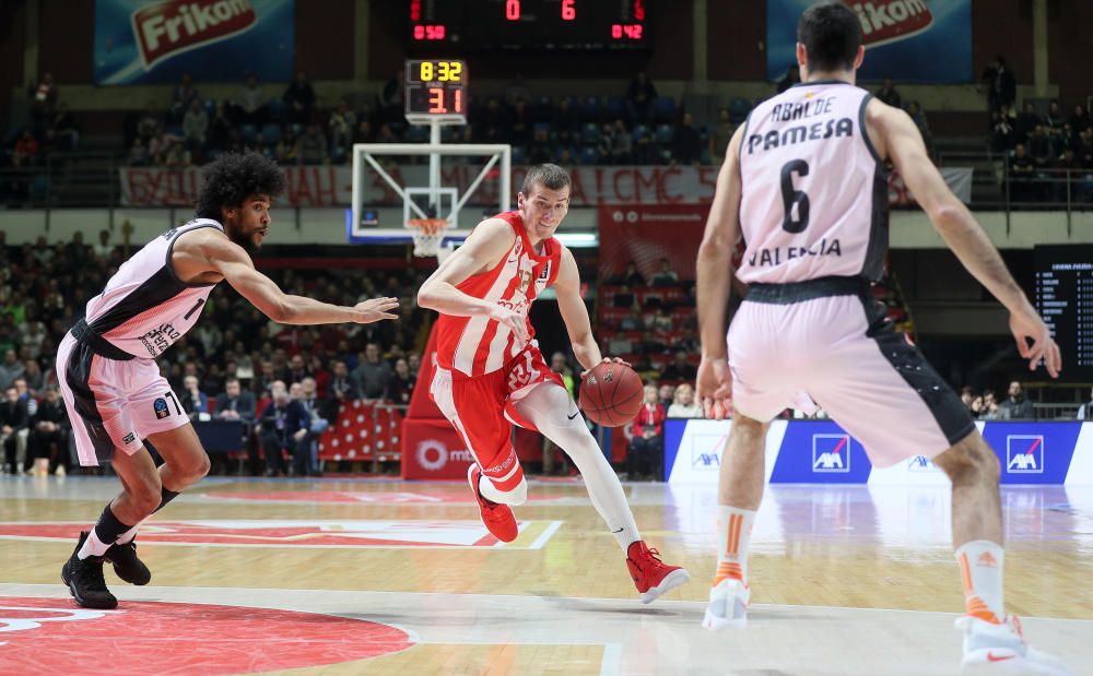 Estrella Roja - Valencia Basket, en imágenes