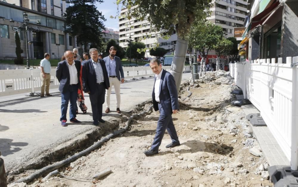 Así avanzan las obras de humanización de García Barbón