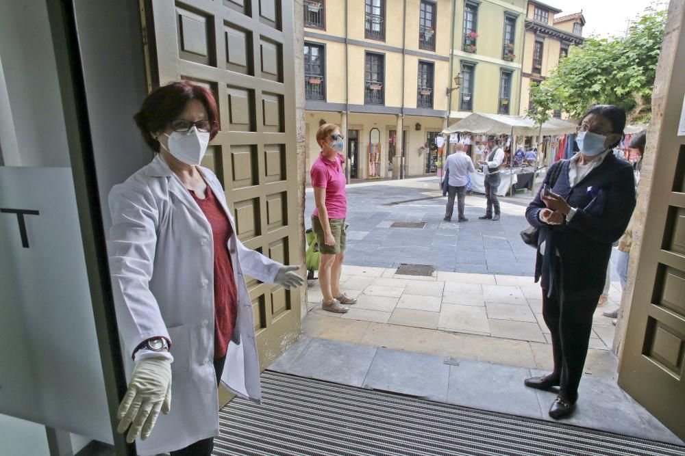 Desescalada en Asturias: La biblioteca de Oviedo reabre sus puertas