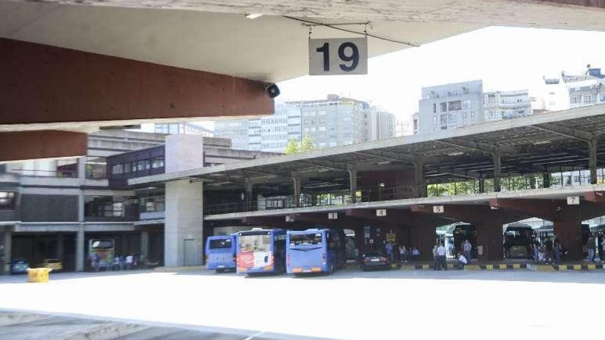 Dependencias de la estación de autobuses.