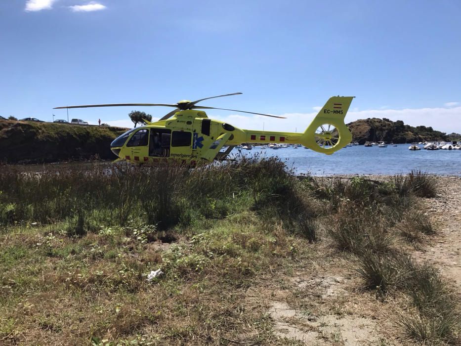 Explosió de la cambra hiperbàrica d'un vaixell a Cadaqués