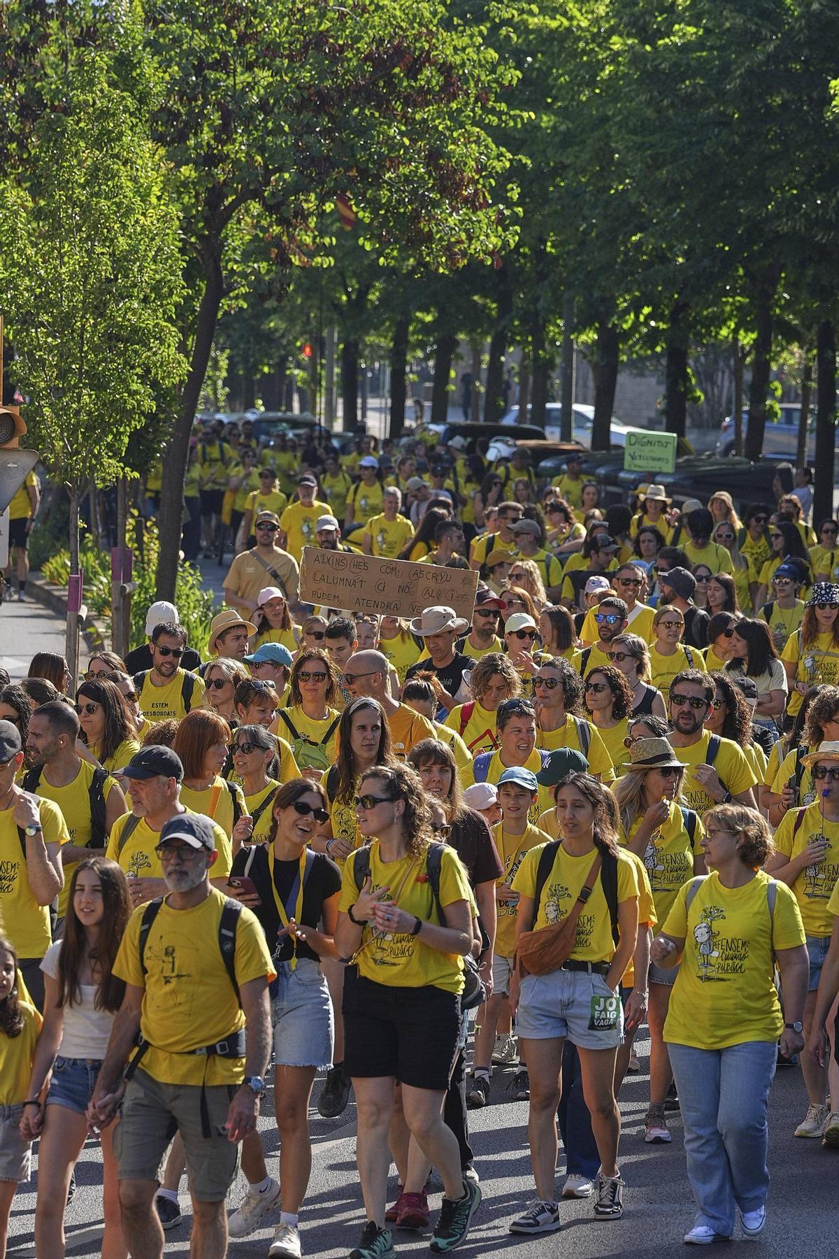 Les imatges de la nova jornada de vaga educativa a Girona