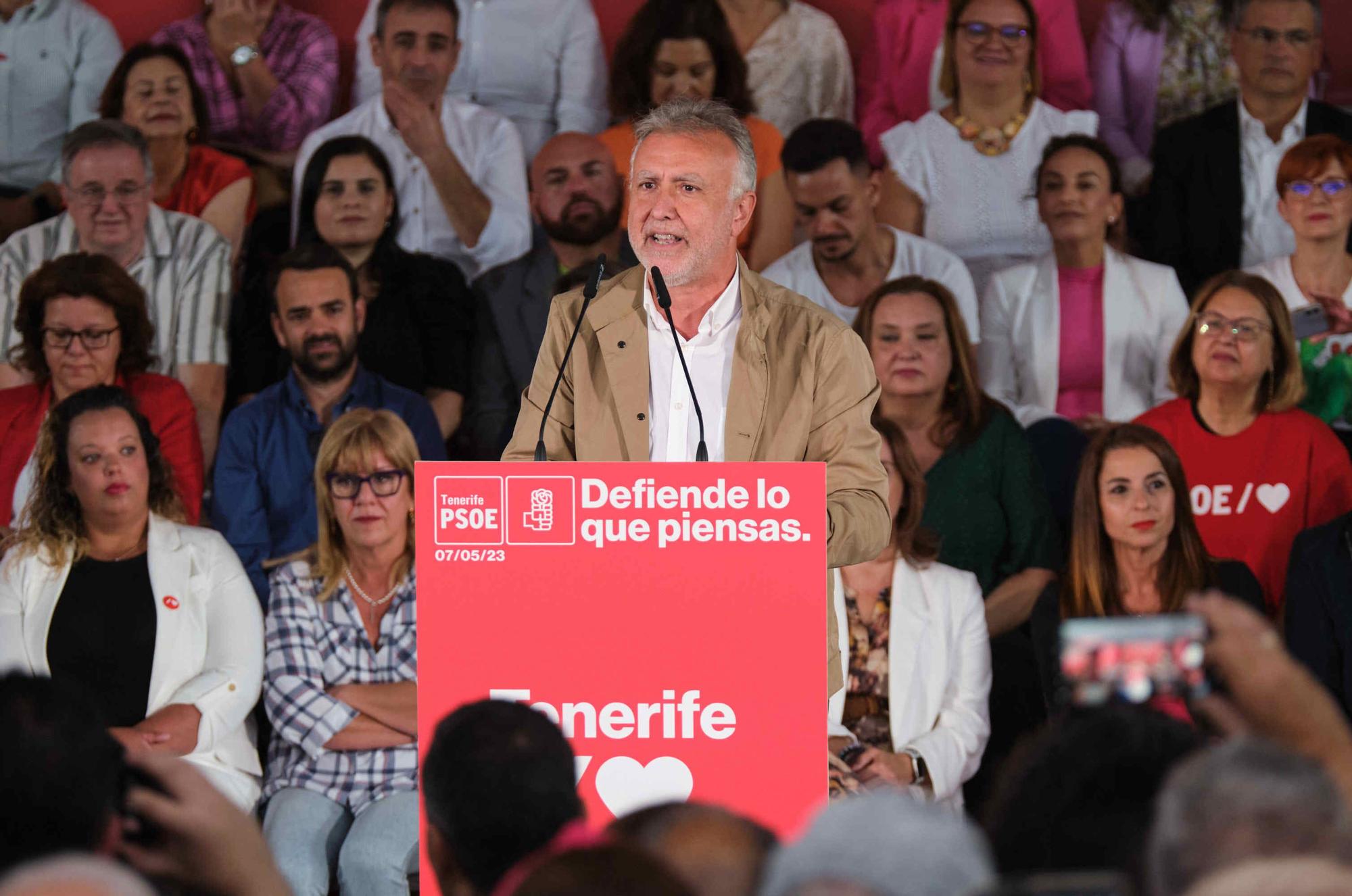 Mitin de Pedro Sánchez en Tenerife