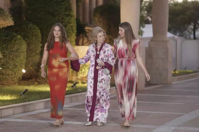 Las imágenes de la recepción de la Familia Real en Marivent