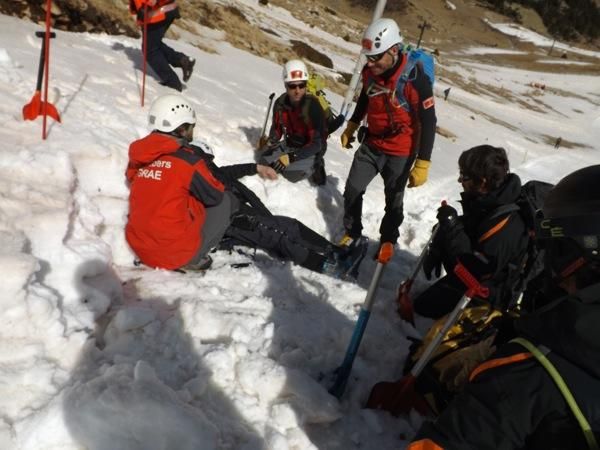 Simulacre de rescat a Vallter