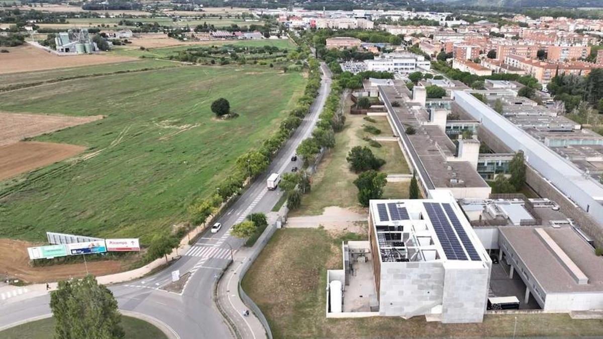 Els terrenys on s'ubicarà el Campus de Salut, amb el nou Trueta.