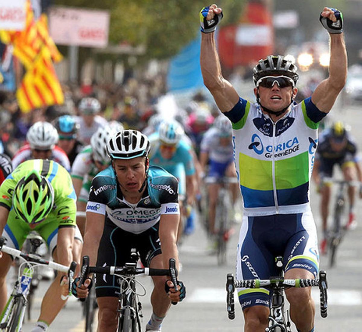 Simon Gerrans s’imposa a l’esprint a la sisena etapa de la Volta.