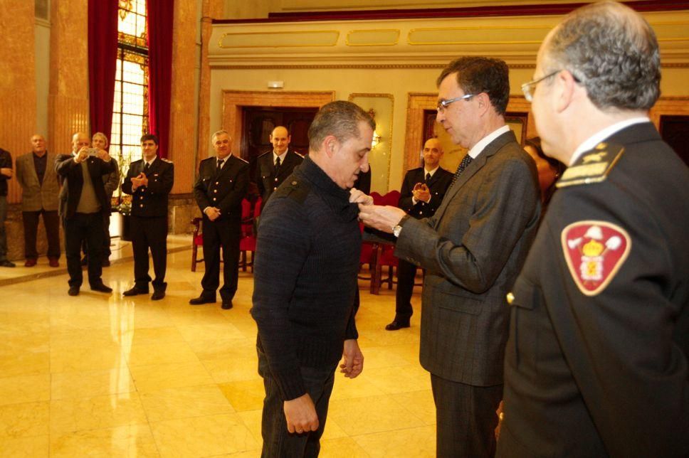 Acto de homenaje a los bomberos