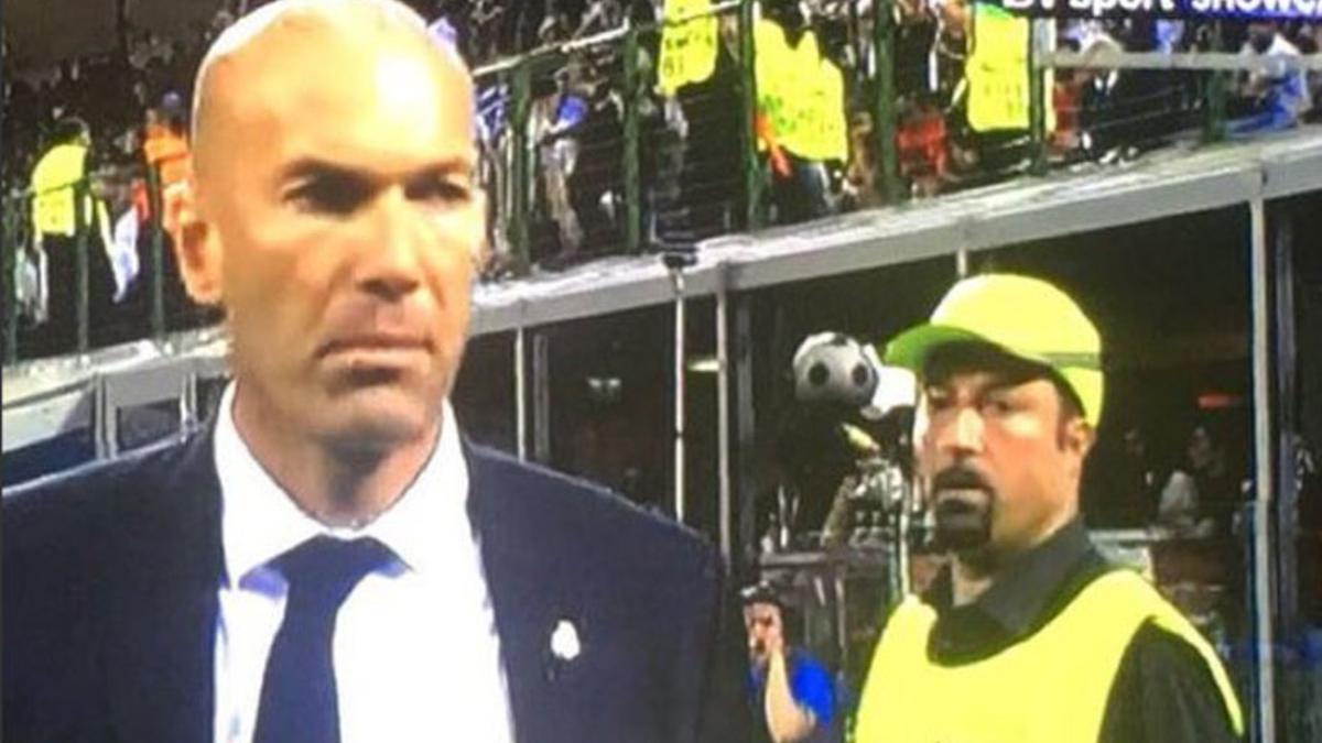 Zidane... ¿Con Rafa Benítez?