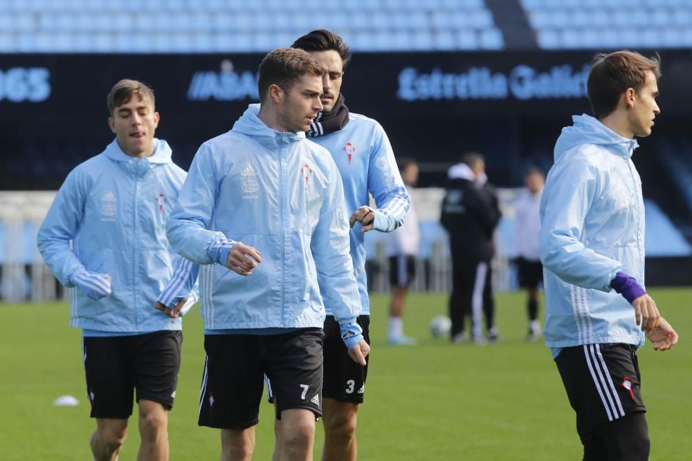 Entrenamiento del Celta en Balaídos