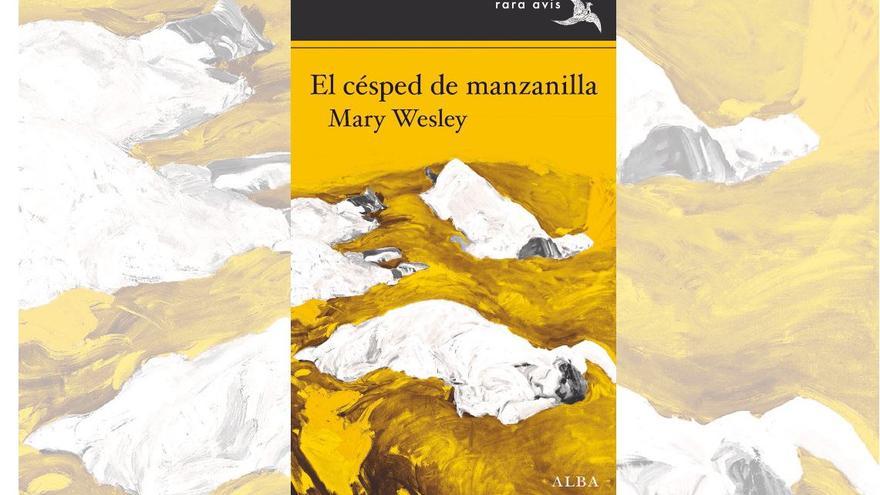 El césped de manzanilla.