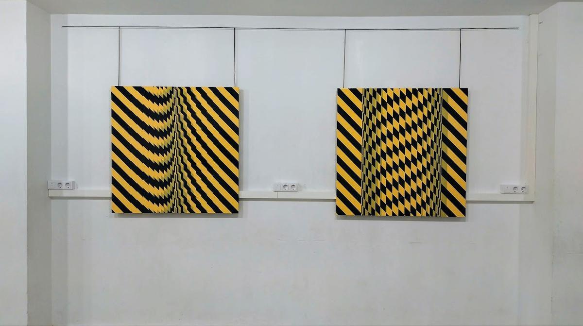 El IES Jerónimo Zurita presenta una exposición que conecta la práctica artística contemporánea con el ámbito educativo y el entorno