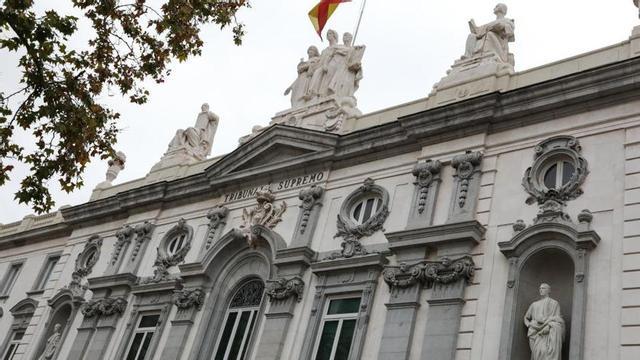 Fachada del Tribunal Supremo.
