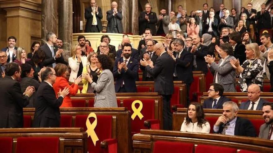 Siga en directo la constitución del Parlament de Cataluña: Roger Torrent nuevo president del Parlament