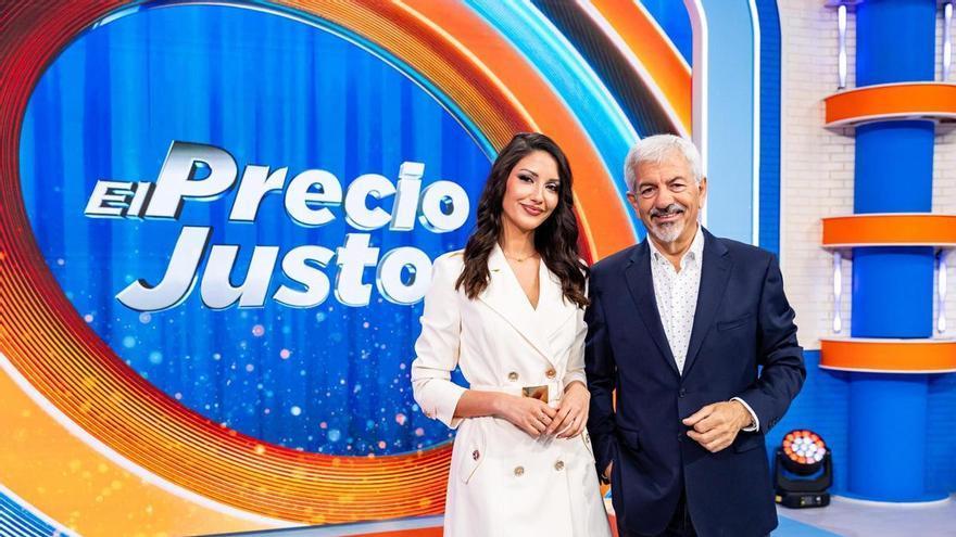 'El precio justo' vuelve a la sobremesa de Telecinco con Carlos Sobera y la canaria Tania Medina