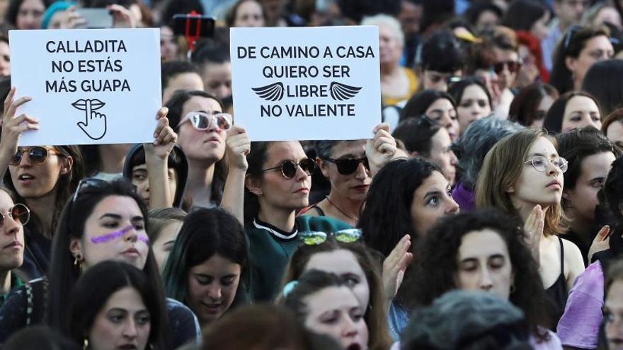 Manifestación en protesta por la sentencia a &#039;La Manada&#039;.