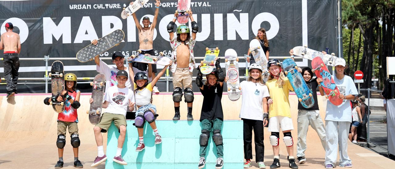 Skate, BMX y break dance en el estreno de la competición en O Marisquiño