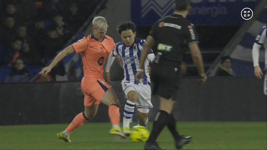 El audio del VAR del gol anulado a Fermín. Gil Manzano: "Me tenéis que dejar trabajar al VAR y a mi"