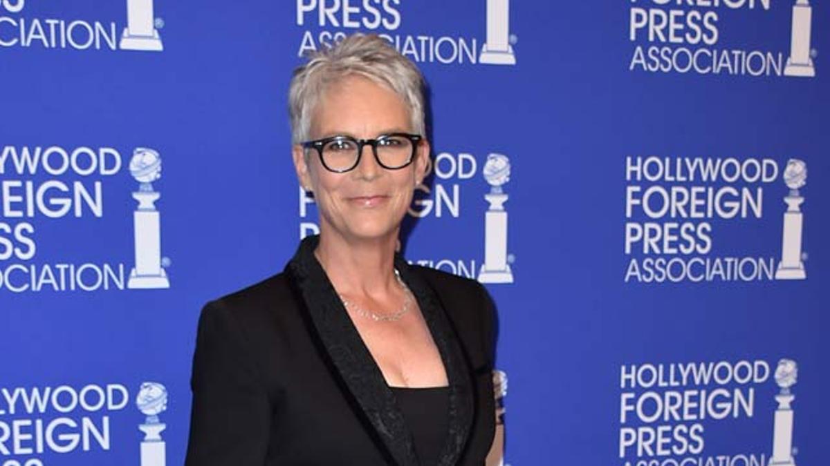 Jamie Lee Curtis en la fiesta de la HFPA.