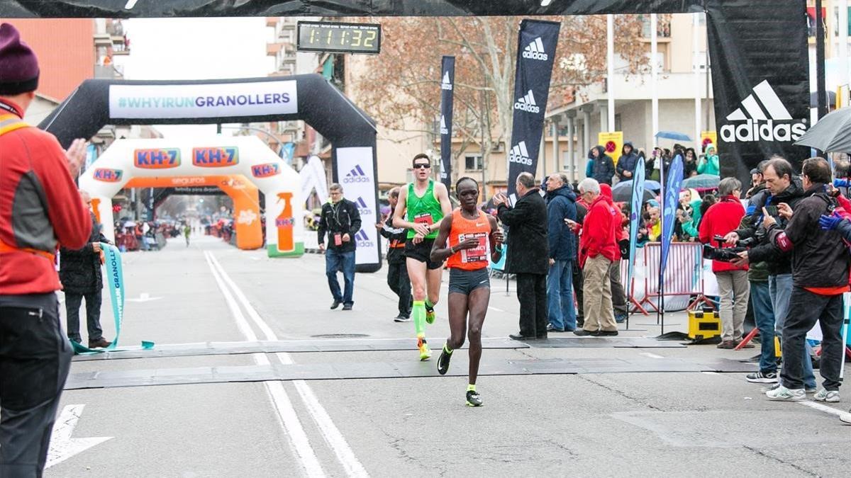 La atleta Nancy Jepkosgei .