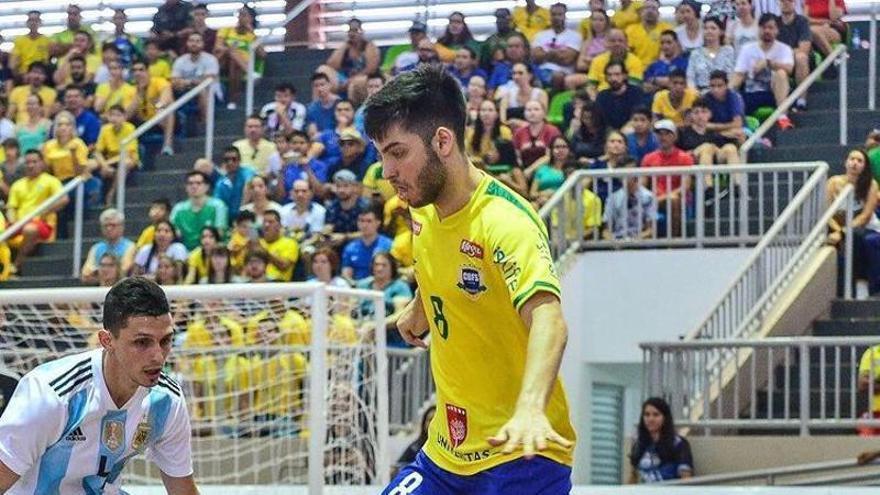 Bruno Iacovino, con la selección brasileña.