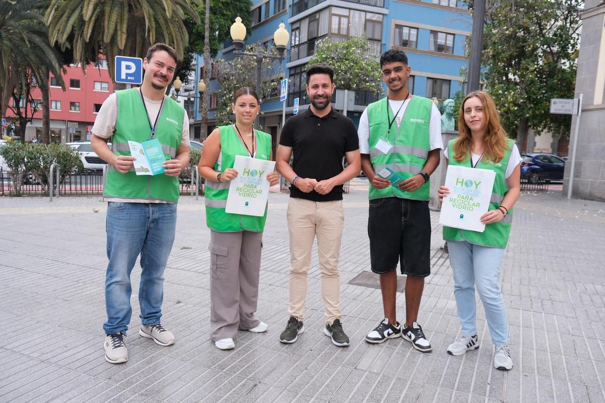 El ayuntamiento de Las Palmas de Gran Canaria implanta una nueva inicitaiva con Ecovidrios apostando por la sostenibilidad de la ciudad