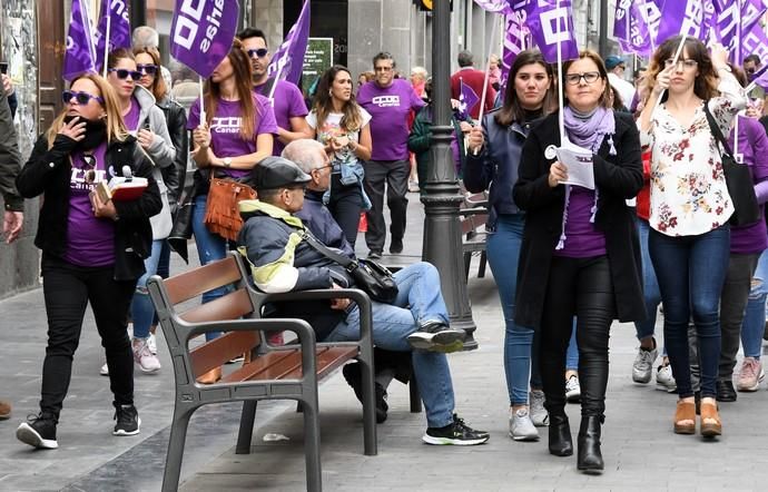 08/03/19 LAS PALMAS DE GRAN CANARIA. Huelga de Consumo en la calle Triana. Fotógrafa: YAIZA SOCORRO.