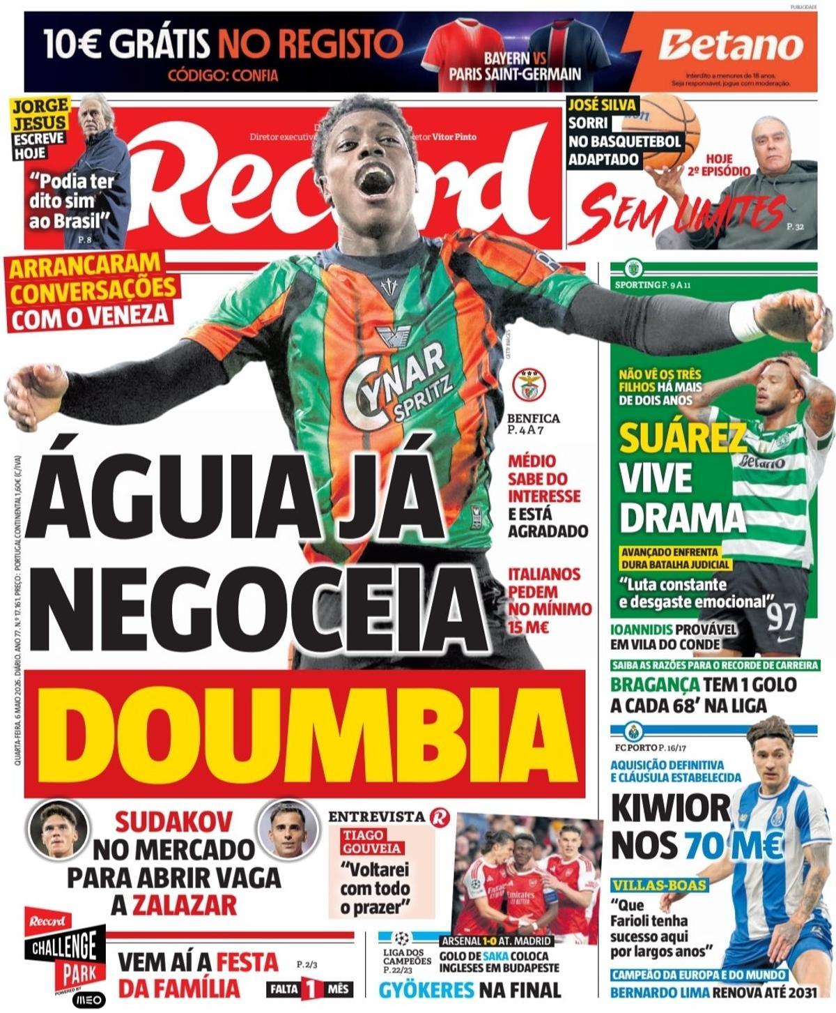 Estas son las portadas de la prensa deportiva de hoy
