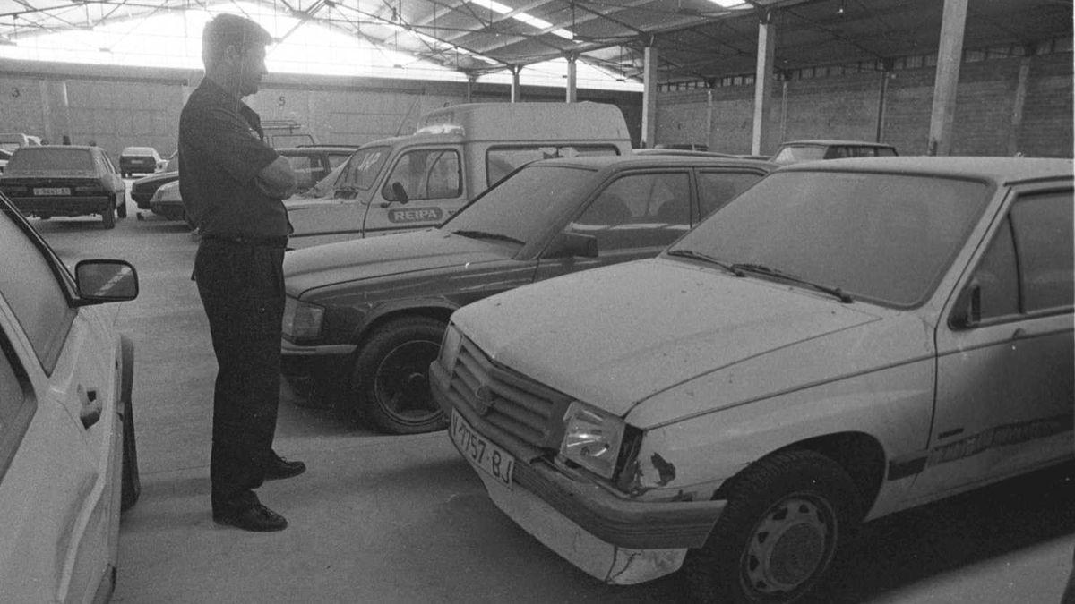 El coche de Ricart, un Opel Corsa Blanco.